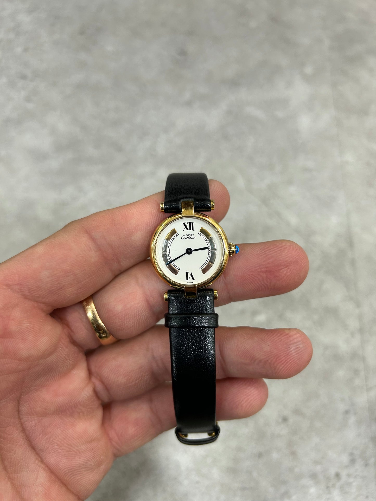 Vintage Cartier Must Vendome Trinity Dial