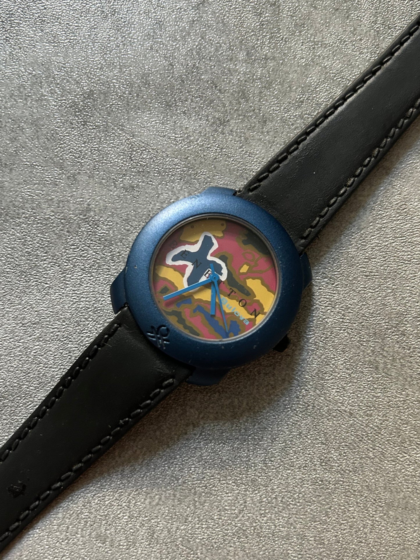 Vintage Benetton by Bulova Quartz wristwatch