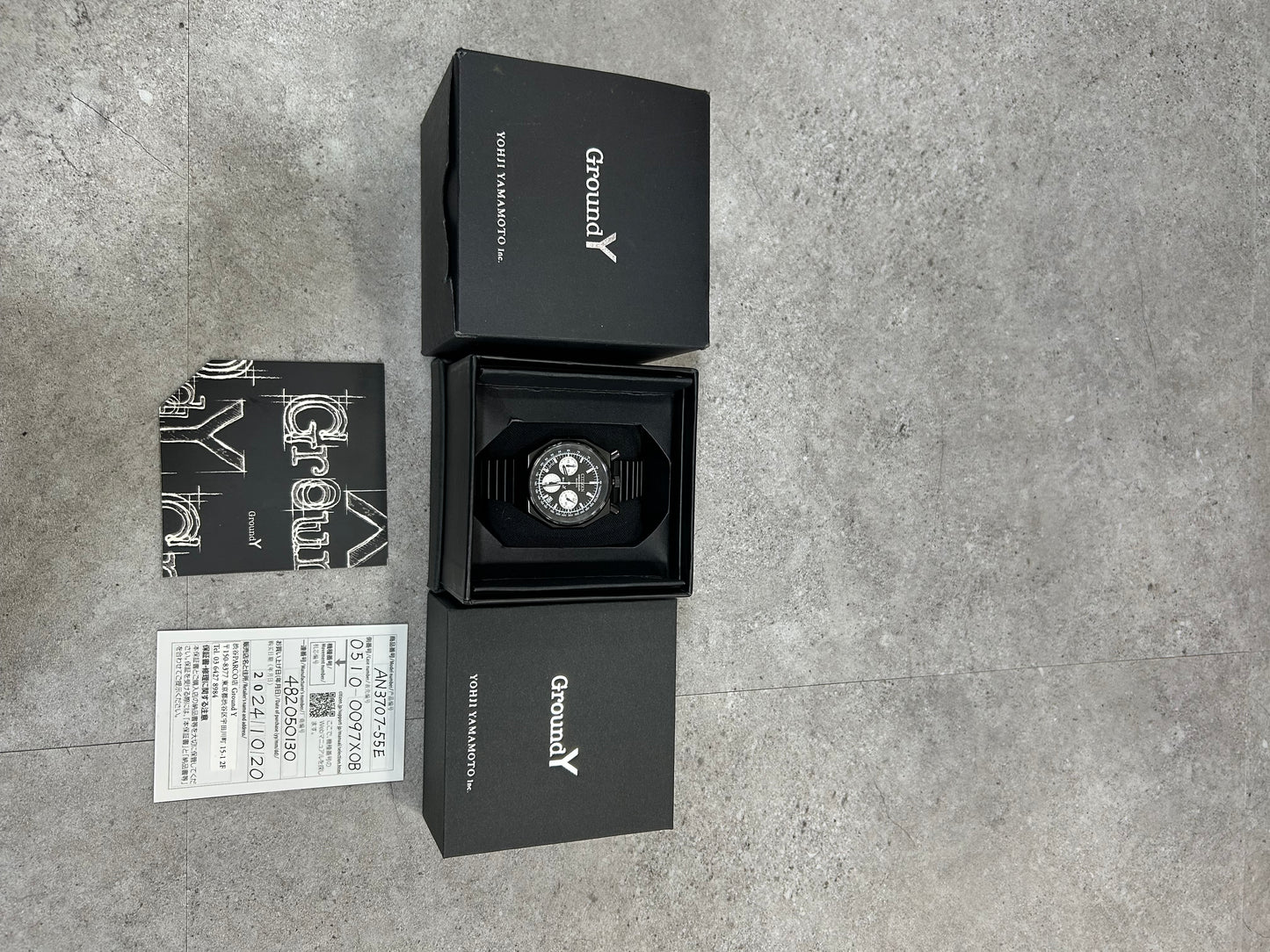 Citizen x Yohji Yamamoto Ground Y Tsuno Chronograph