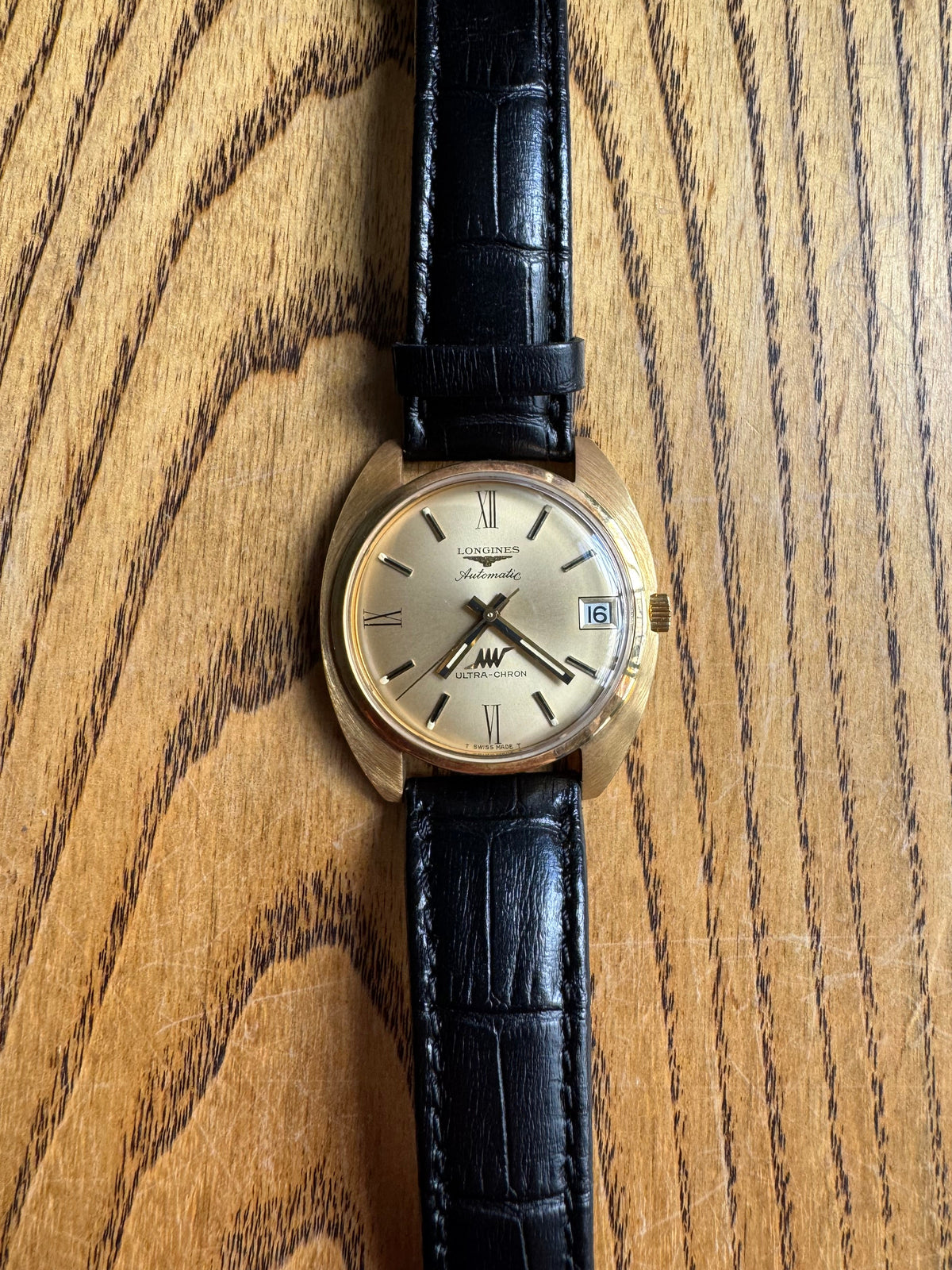 18k Longines Ultra Chron