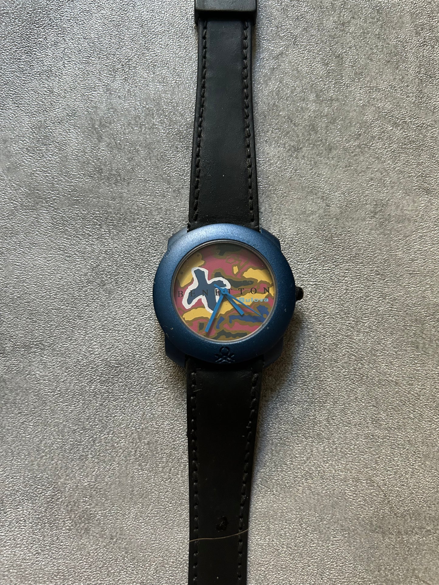 Vintage Benetton by Bulova Quartz wristwatch