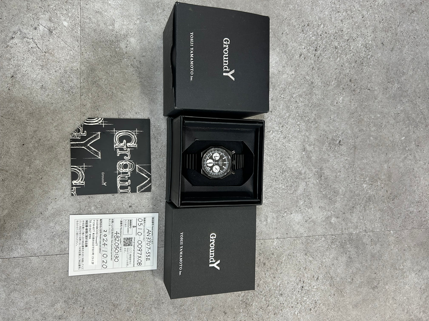 Citizen x Yohji Yamamoto Ground Y Tsuno Chronograph