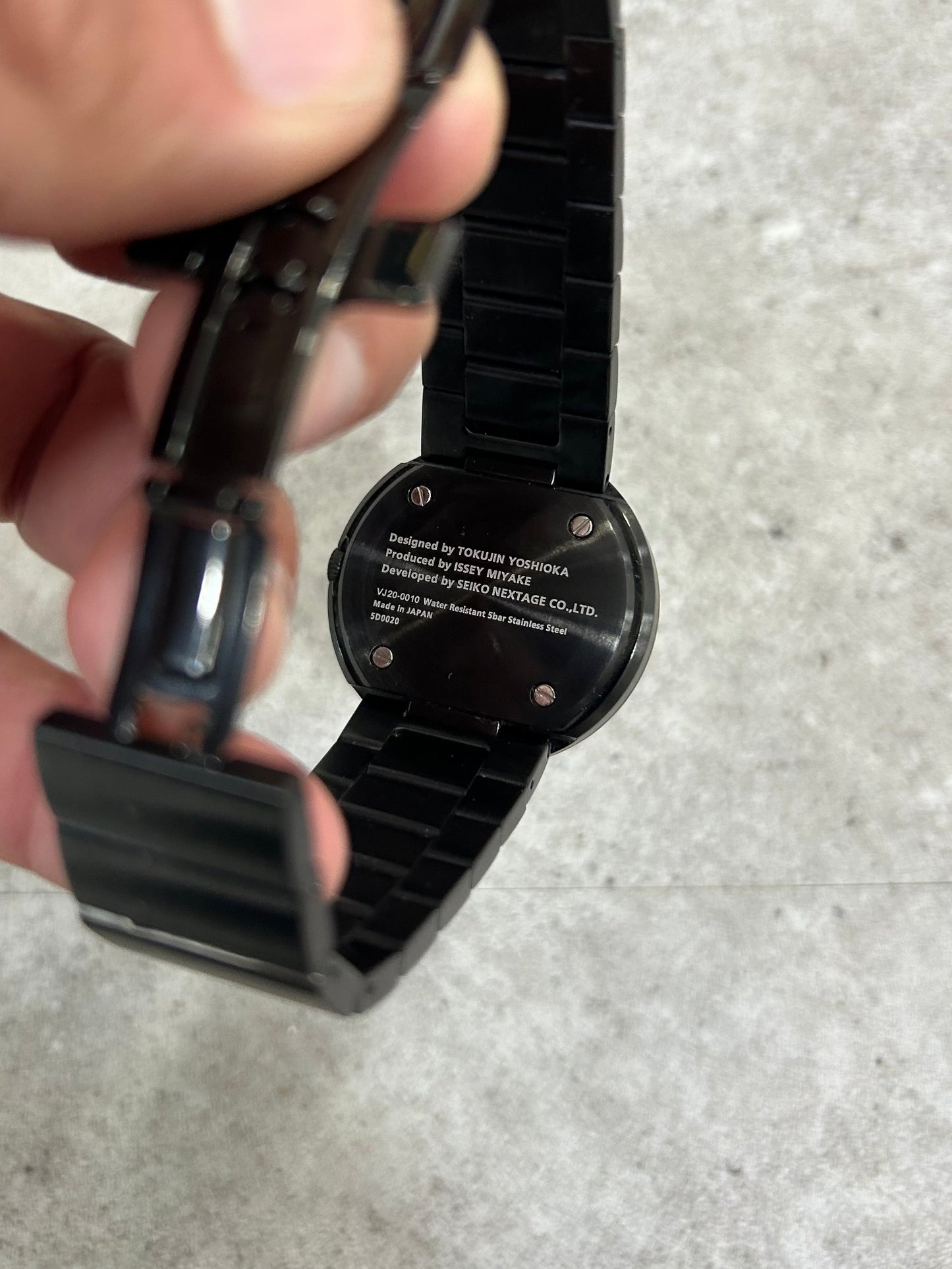Issey Miyake x Seiko Quartz watch