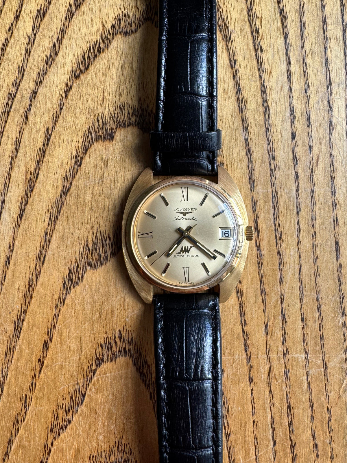 18k Longines Ultra Chron