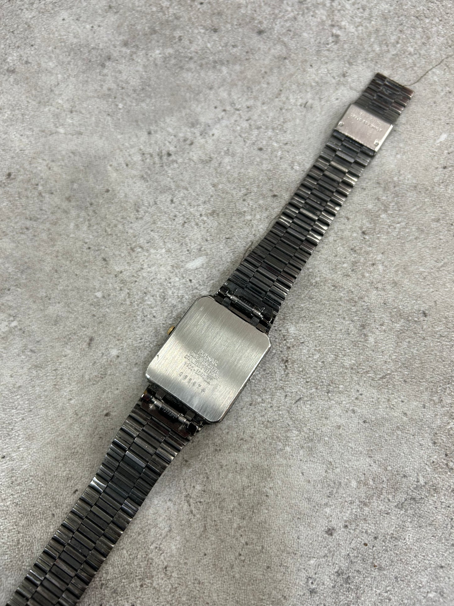 Vintage Pulsar tank style Quartz watch