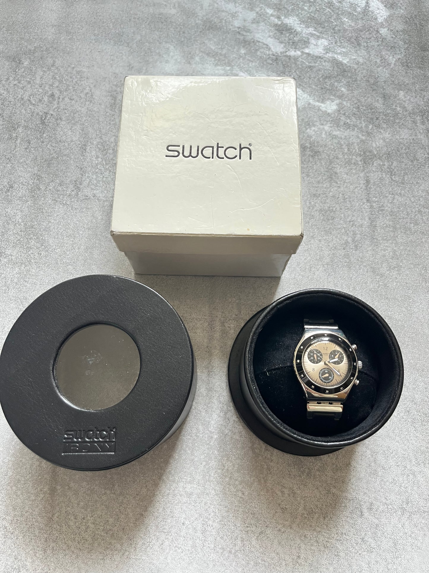 Super Rare Swatch 'Nuit Cosmique' Quartz wristwatch