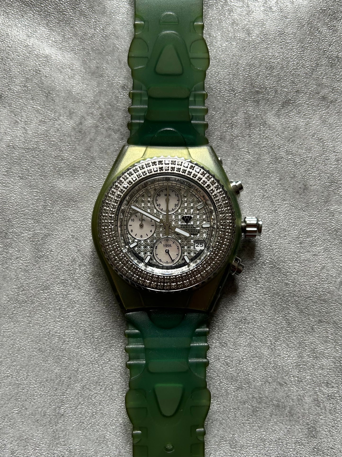 Aqua Master 1ct of Diamonds Quartz Chronograph Watch