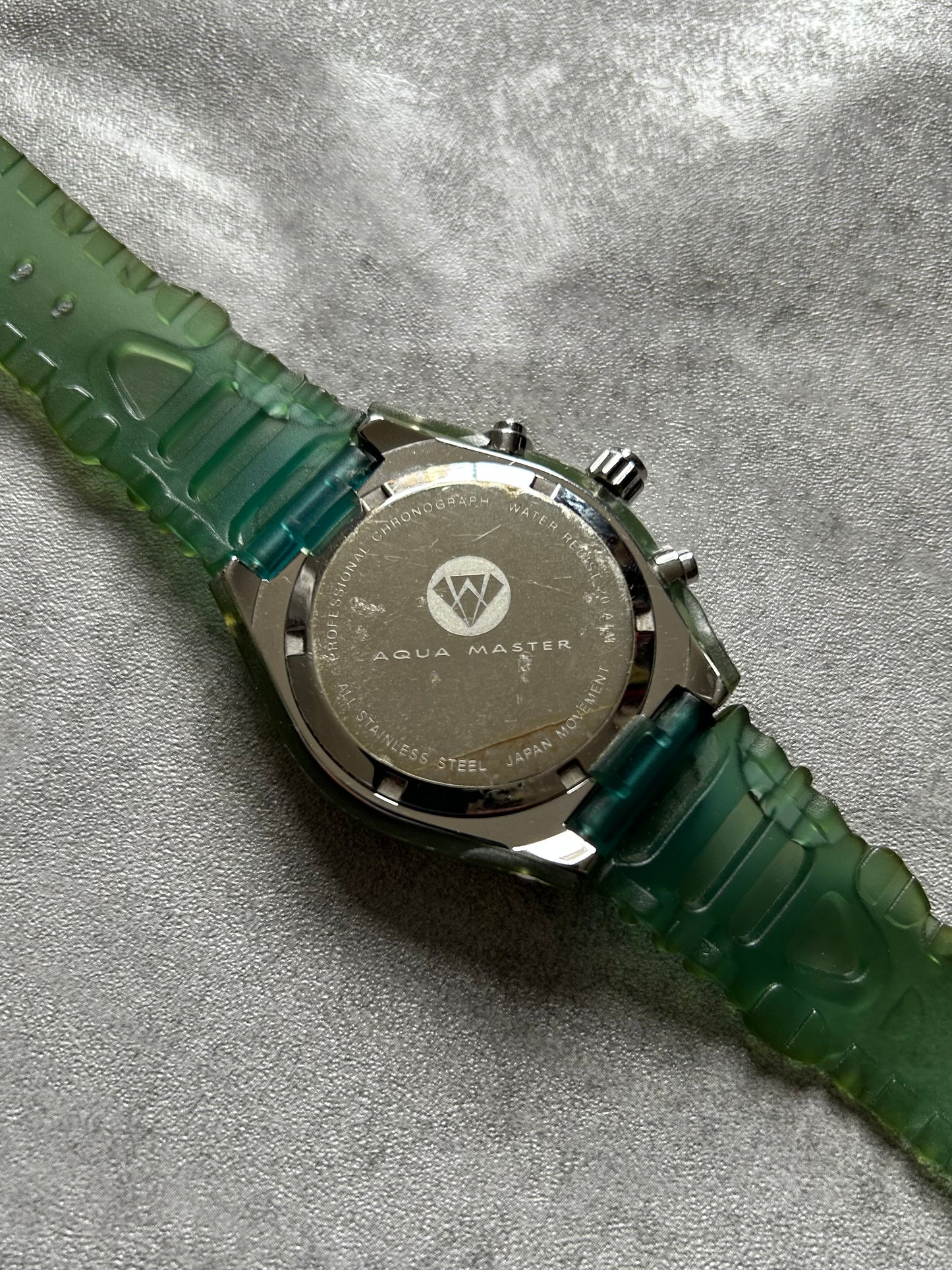 Aqua Master 1ct of Diamonds Quartz Chronograph Watch